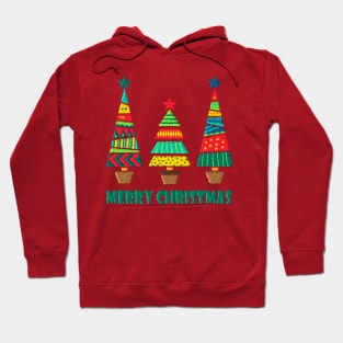 Festive Christmas Trees Hoodie